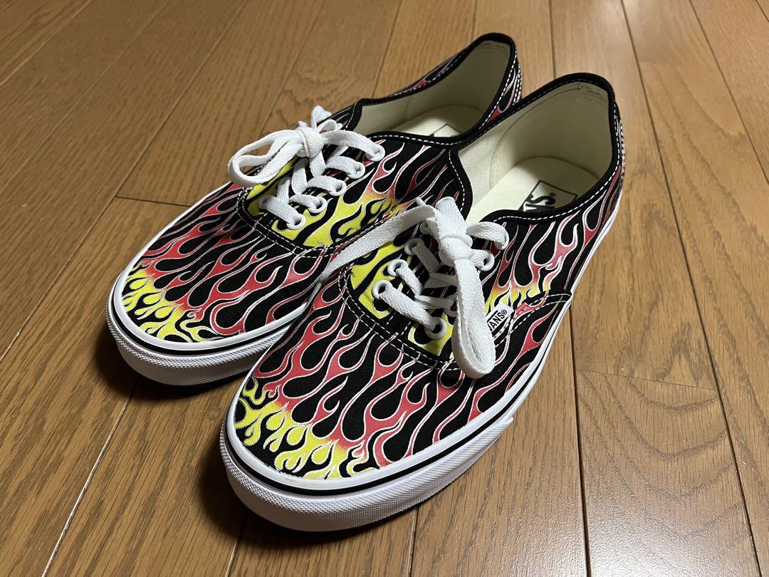 VANS オーセンティック フレイム ファイヤーパターン マッシュアップ US