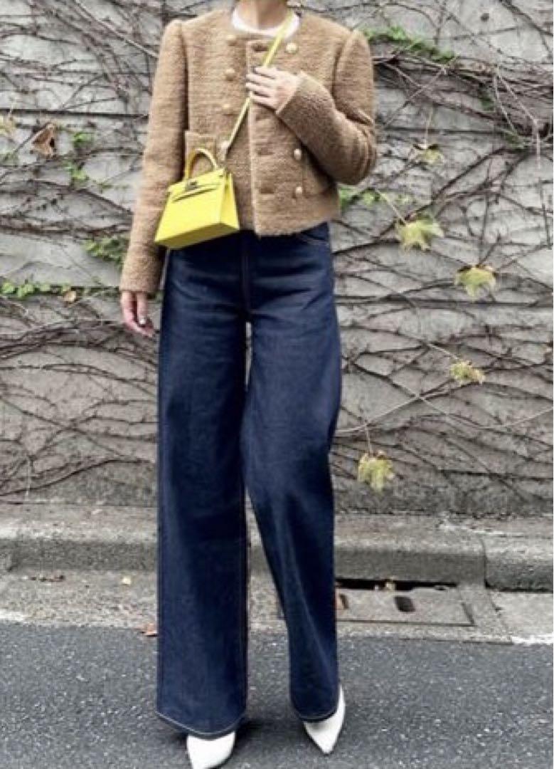新品✨シーニュ Mathis モコモコジャケット キャメル