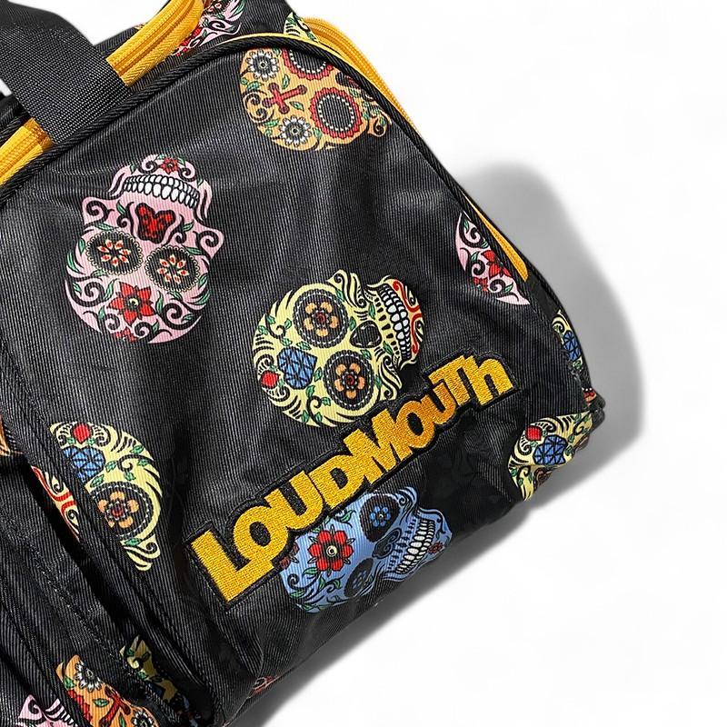 LOUD MOUTH ラウドマウス ボストンバッグ シュガースカル 総柄 ゴルフ