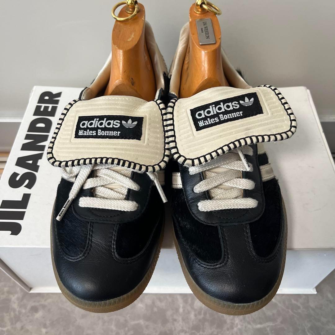 adidas Hales Bonner スニーカー 黒/白