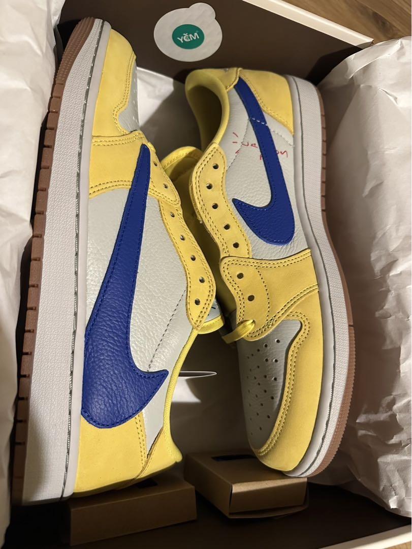 靴 nike travis scott canary