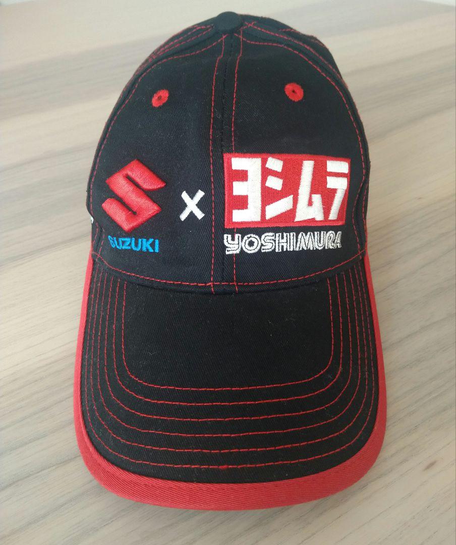 Vintage Team Suzuki Trucker Hat Cap Blue Yellow SnapBack