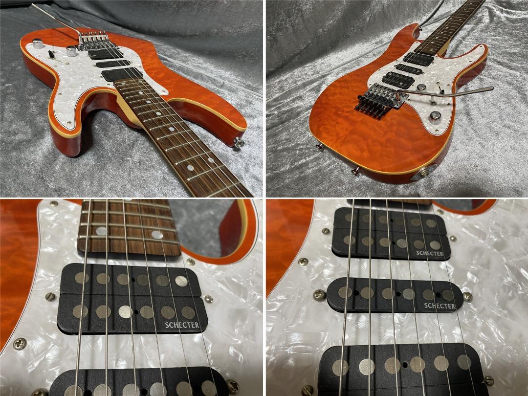 美品 SCHECTER SD-2-24 AS 国産本格モデル アッシュBody