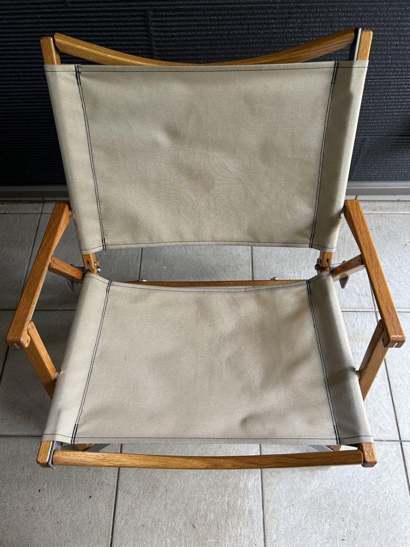 新入荷 ①カーミットチェア ベージュ 中古 Made in USA テーブル・チェア・ハンモック