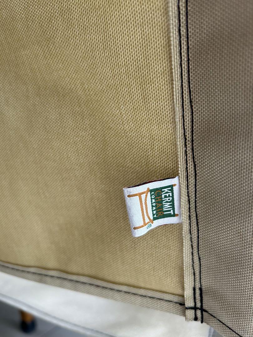 ①カーミットチェア ベージュ 中古 Made in USA