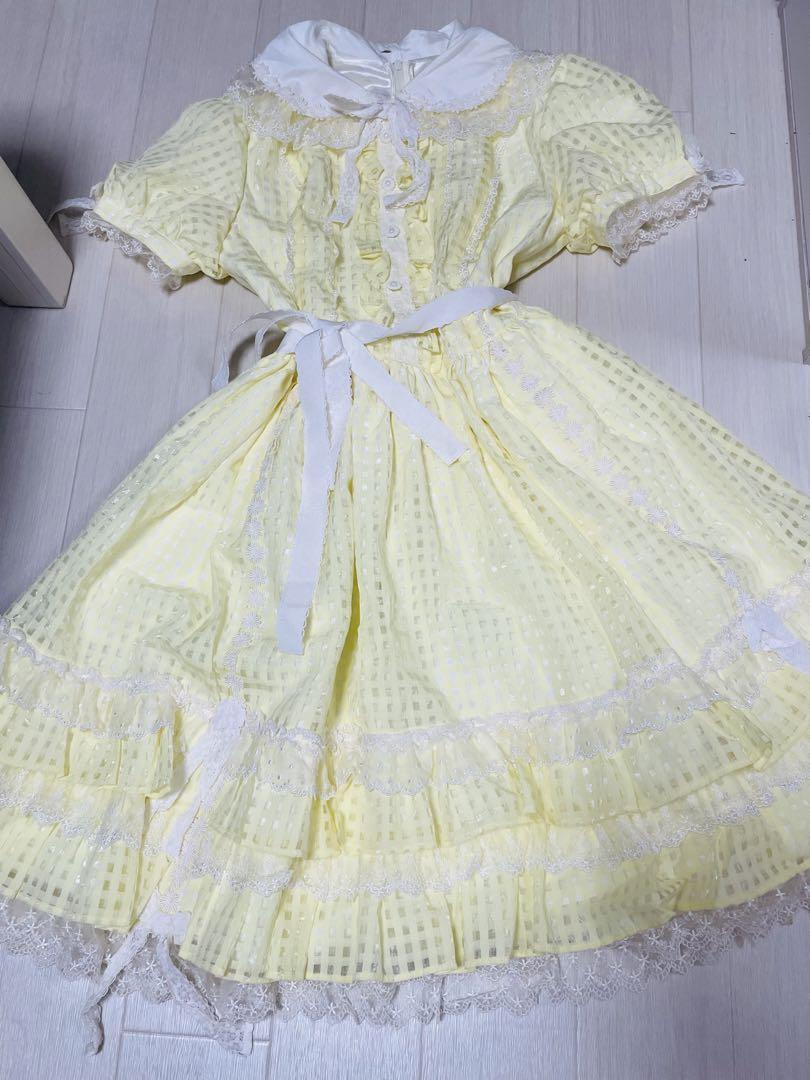 Angelic Pretty マーガレットドールOP イエロー - メルカリ