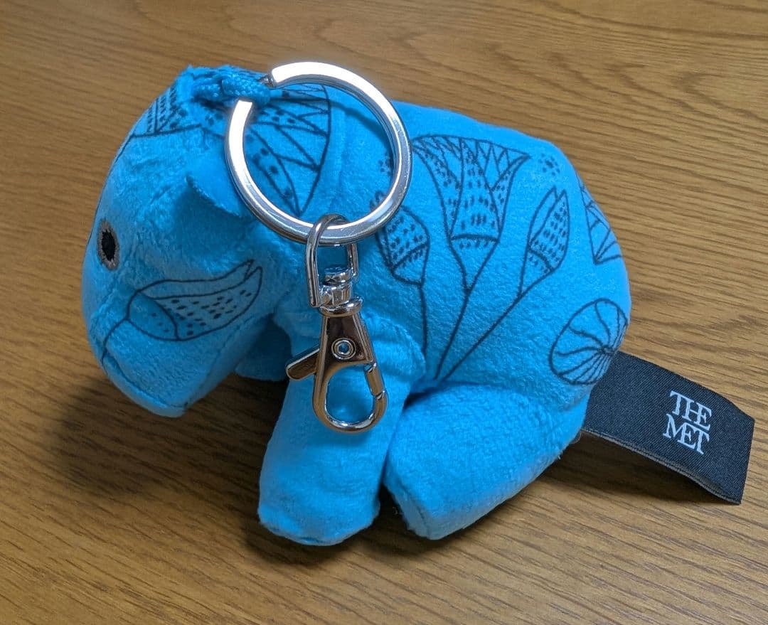 メトロポリタン美術館　カバのウィリアム　ぬいぐるみ　キーホルダー