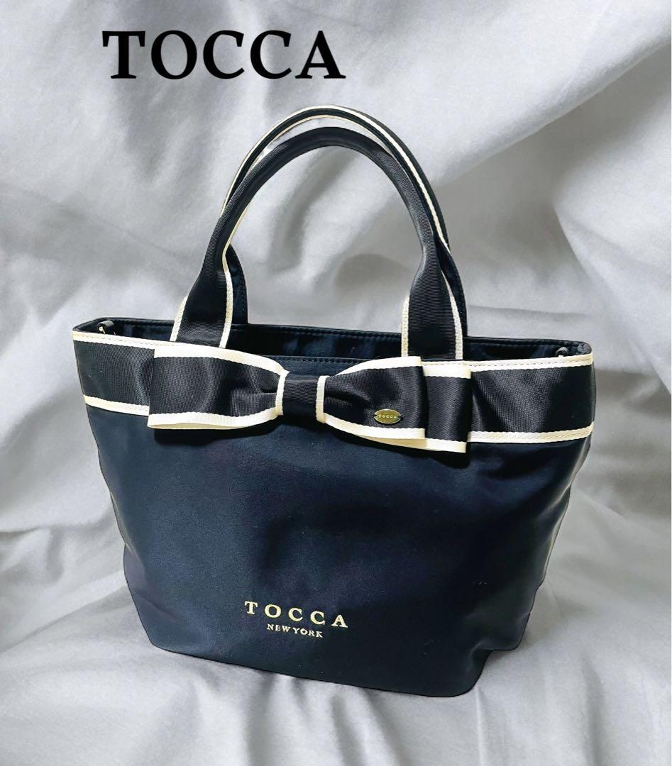 上原さくらさん愛用☆ toccaリボンショルダーバック ブラック