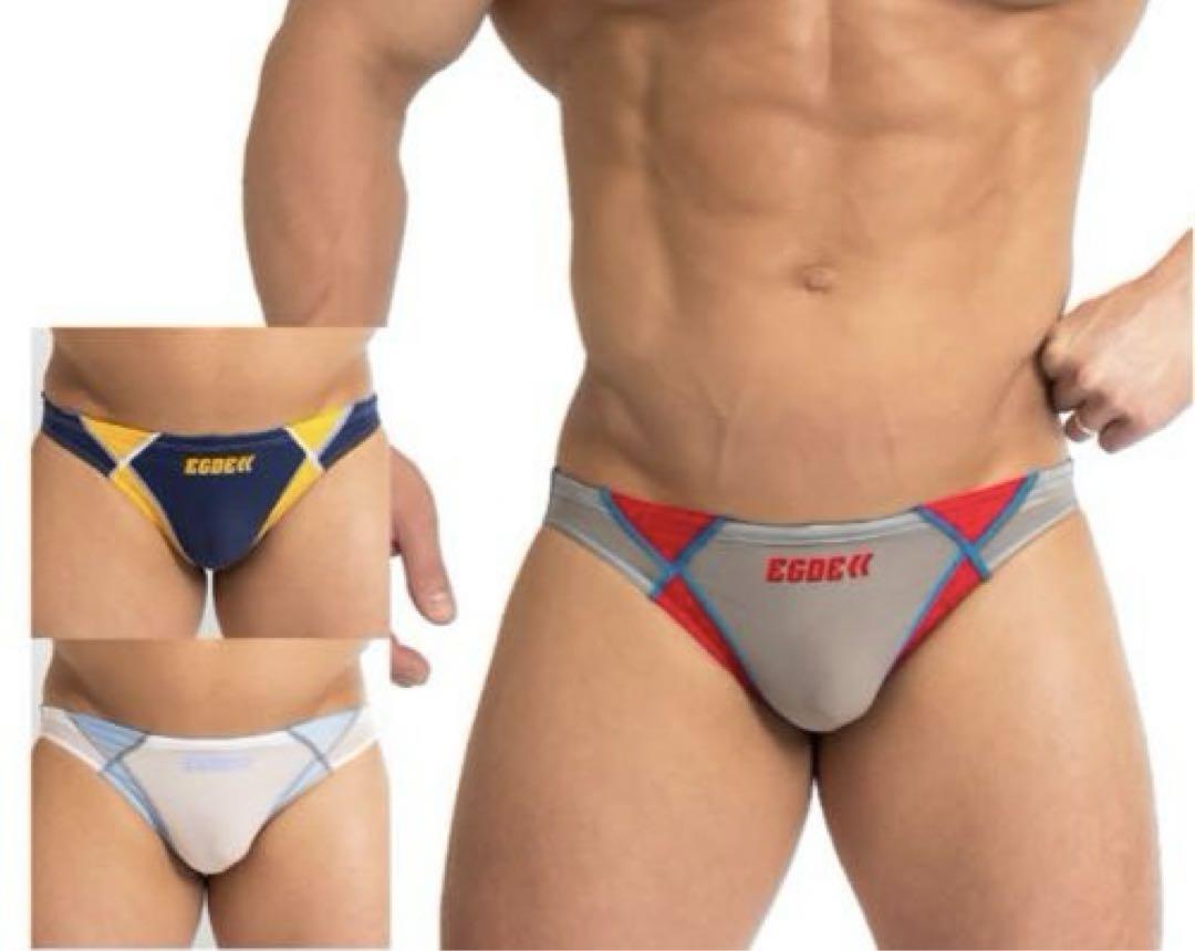 最高品質の 水着 EGDE WX XXL グレー スイムビキニ SEE-THROUGH 水着・ラッシュガード