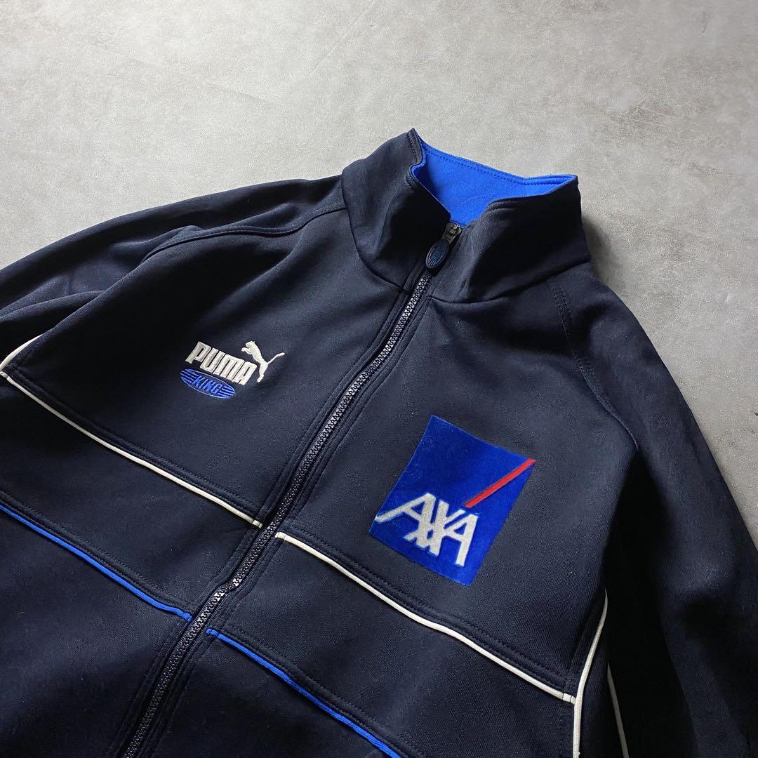 【入手困難】PUMA アクサダイレクト 企業物 刺繍ロゴ トラックジャケット M