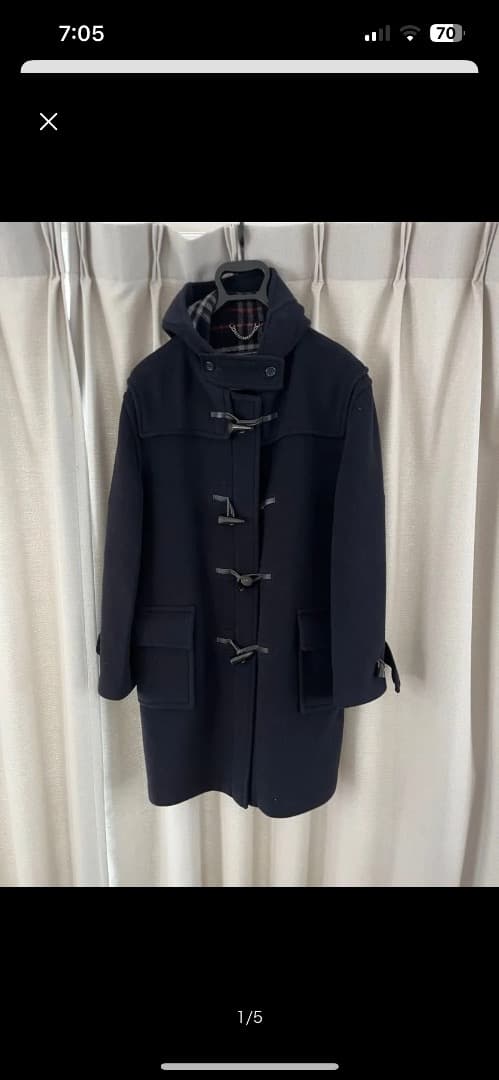 Burberry's ネイビー ダッフルコート