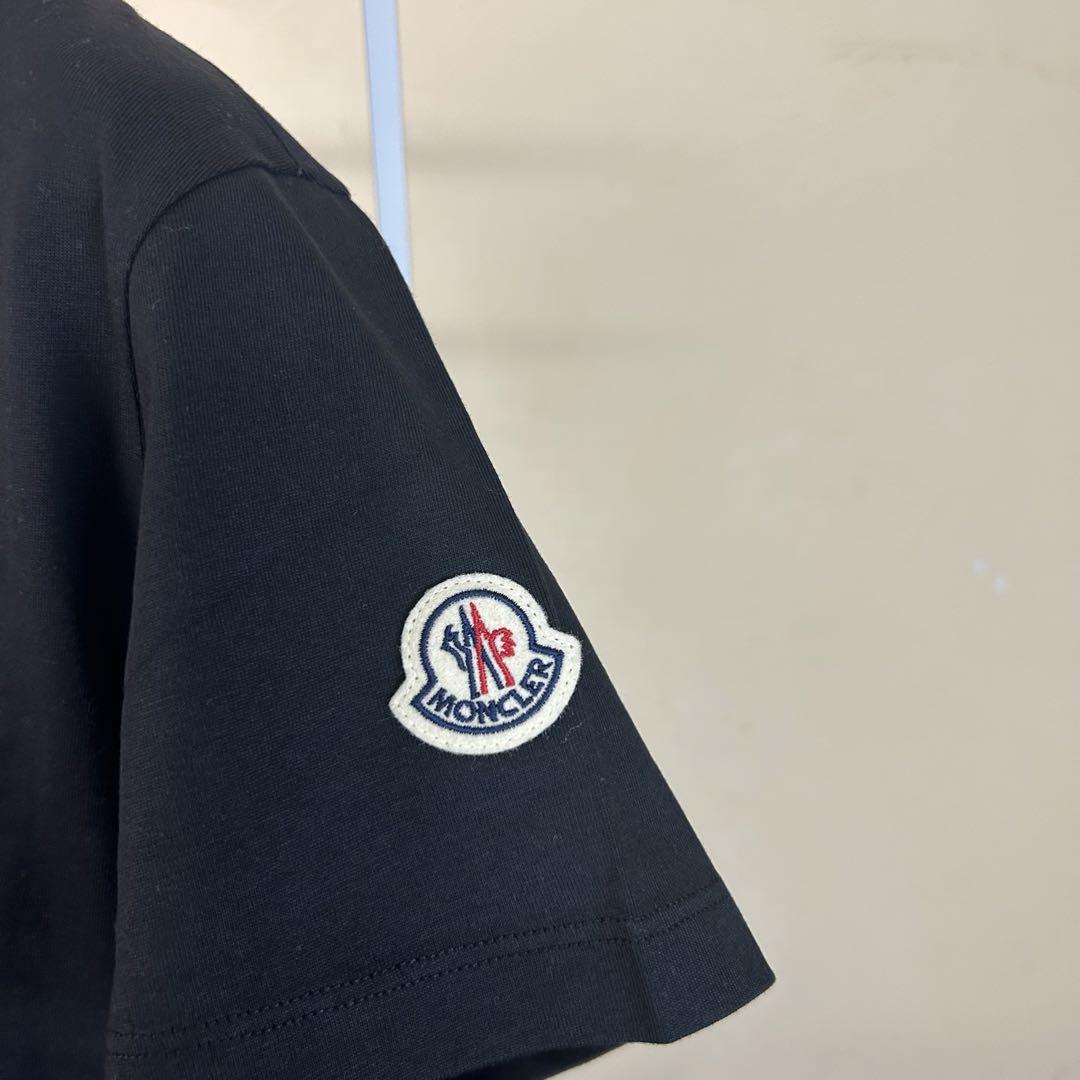 【未使用タグ付き】 【新作】MONCLER モンクレール半袖Tシャツ　黒M