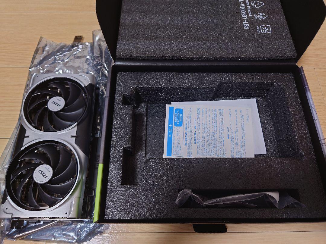 MSI GeForce RTX 5070 Ventus 2X　美品