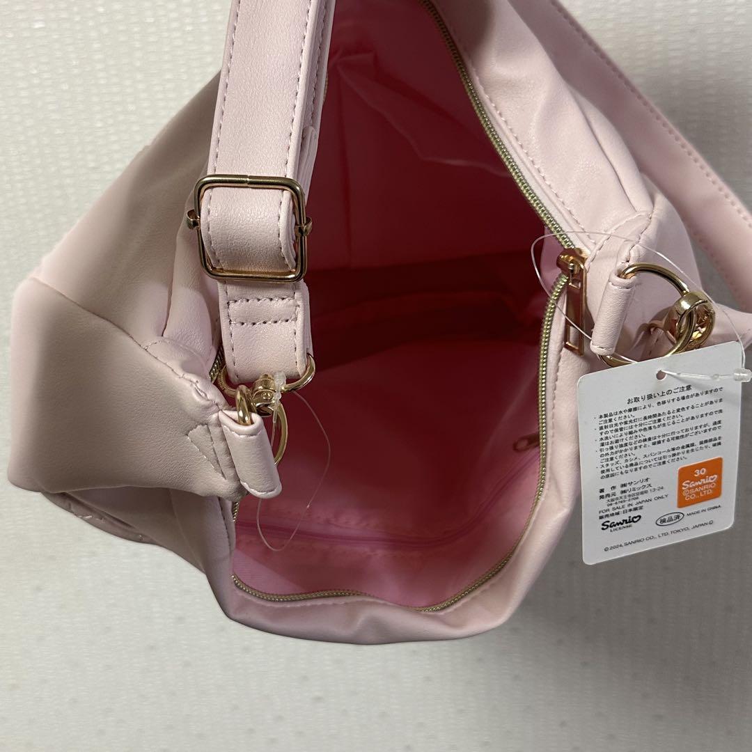 レア ハローキティ ショルダーバッグ Y2K　ニット ヴィンテージ　フリンジ ROOTOTE サンリオ グッズ キティちゃん バッグ ニットバッグ