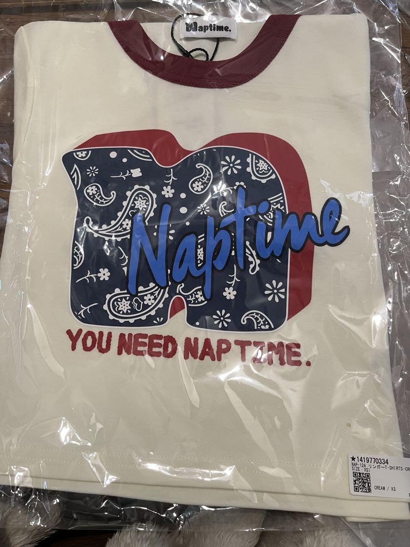 Naptime. リンガーTシャツ Sサイズ （naptime 2022 ss リンガーt