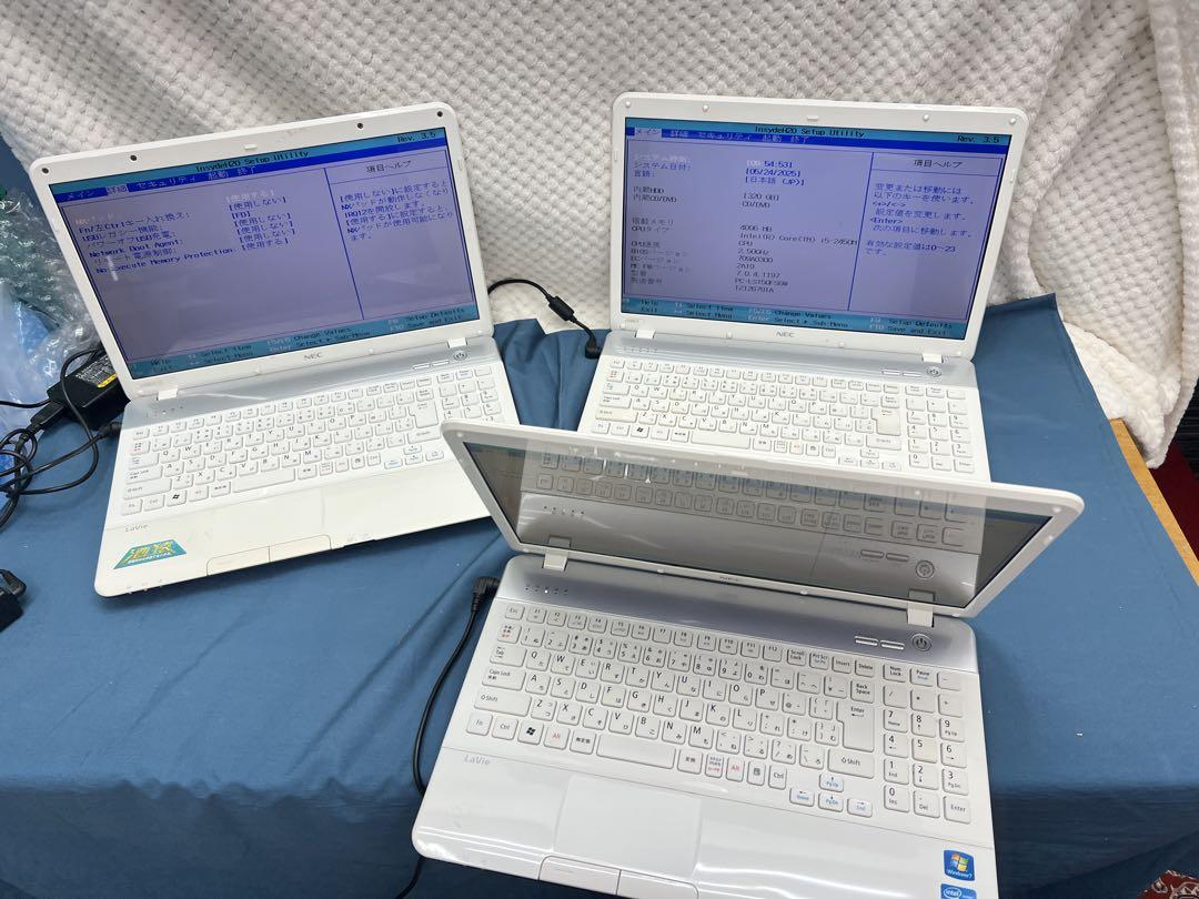 NEC ￼ 3台まとめ、ノートパソコン NEC ￼ 3台まとめ、ノートパソコン