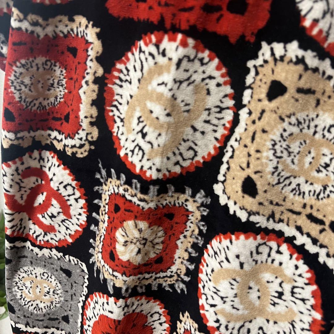 CHANELシャネル ベロア生地 フリース Tシャツ