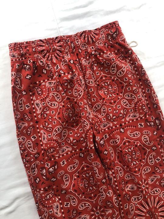 古着 バンダナ柄 コットンイージーパンツ Fhdoz-m82873149519 Cookman シェフパンツ 通販格安