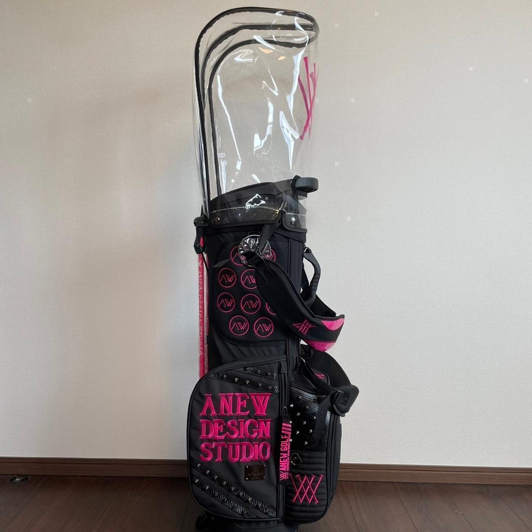 【新品未使用】ANEW GOLF（アニューゴルフ）スタンドキャディバッグ　ピンク