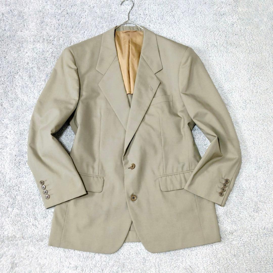 クリスチャンディオール　テーラードジャケット　ベージュ　背抜き　春夏　A5体型