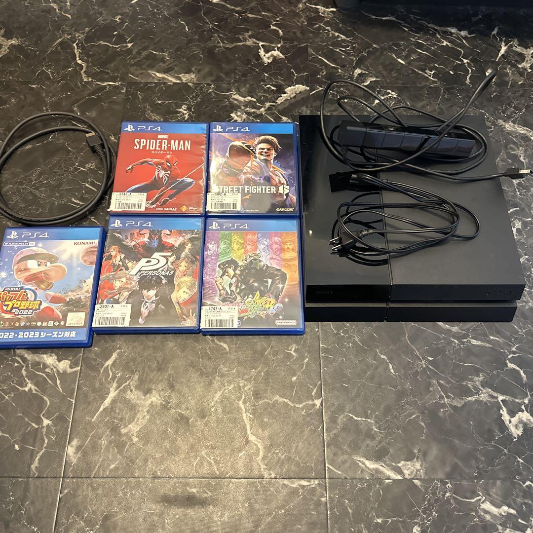PS4本体 ストリートファイター スパイダーマン パワプロ ペルソナ5 JOJO