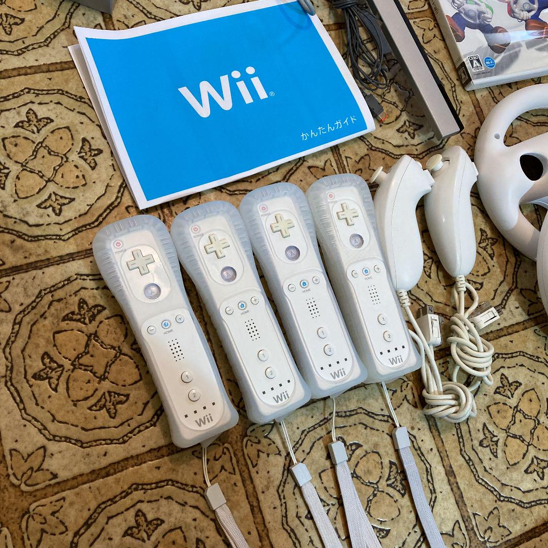 お得最新作 B45 wii マリオカート マリオブラザーズ 4人 すぐに遊べるセット xsGRW-m82877882715 大人気豊富な
