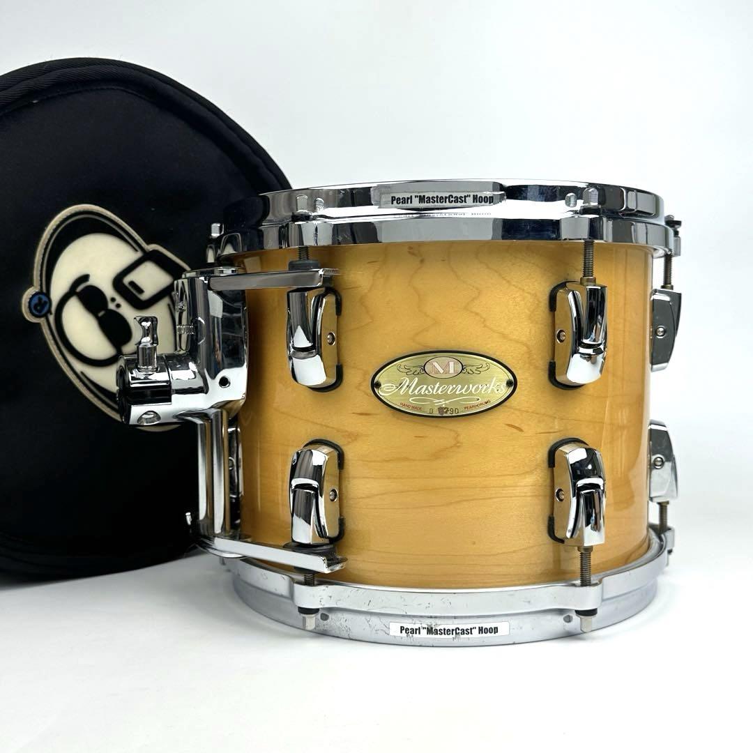 Pearl マスターワークス 10インチ タム メイプル ケース付き パールpearl