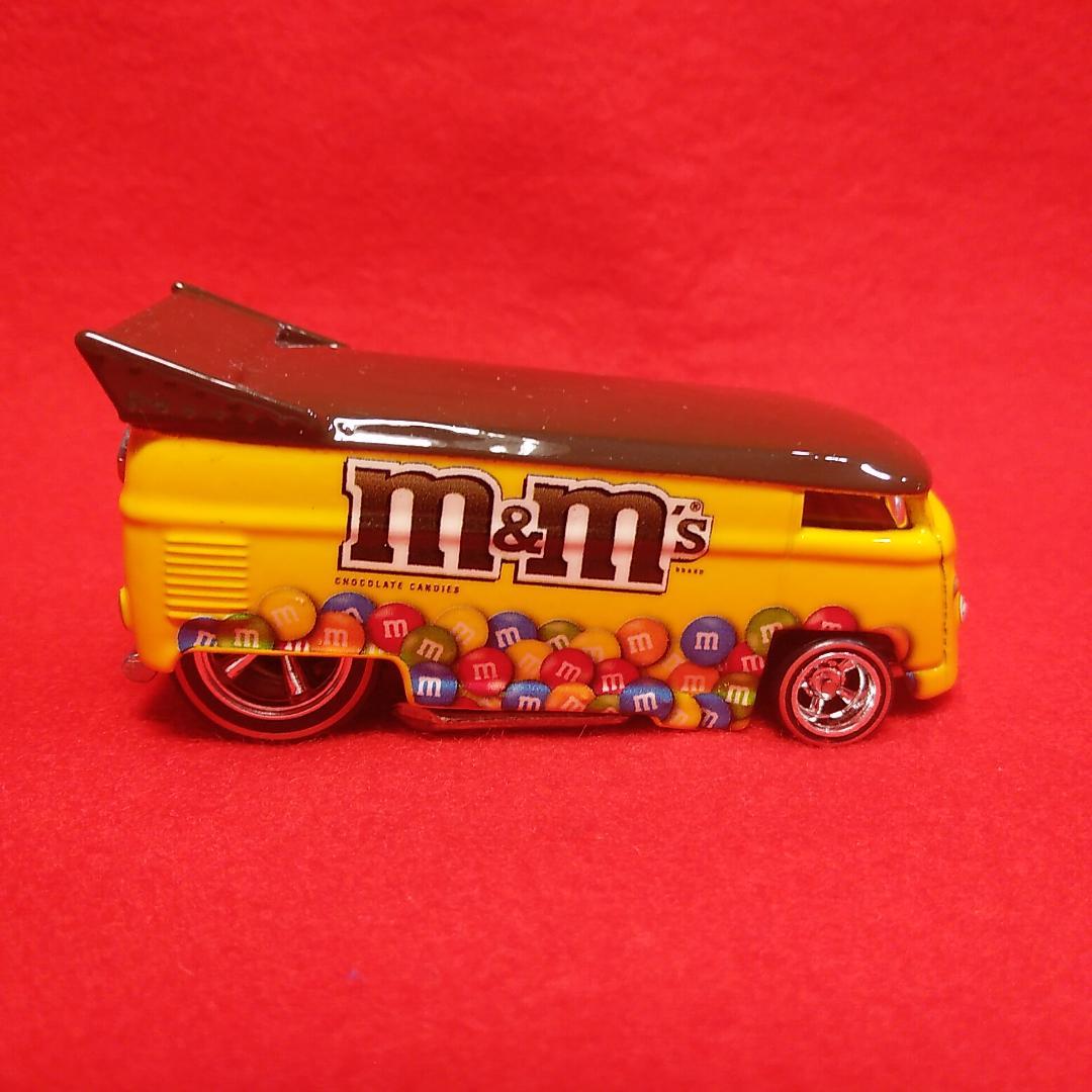 ホットウィール M&M's フォルクスワーゲン ドラッグバス エムアンドエム