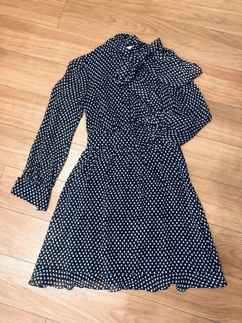 Diane von Furstenberg ドット柄ワンピース サイズ0 Diane von Furstenberg ドット柄ワンピース サイズ0