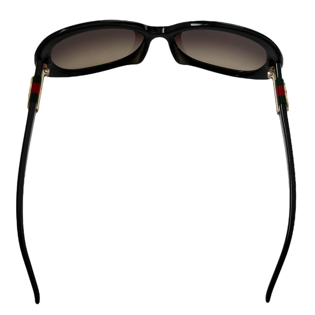 極美品✨ GUCCI サングラス インターロッキング シェリーライン 黒 美品 GUCCI sunglasses インターロッキング シェリーライン 黒