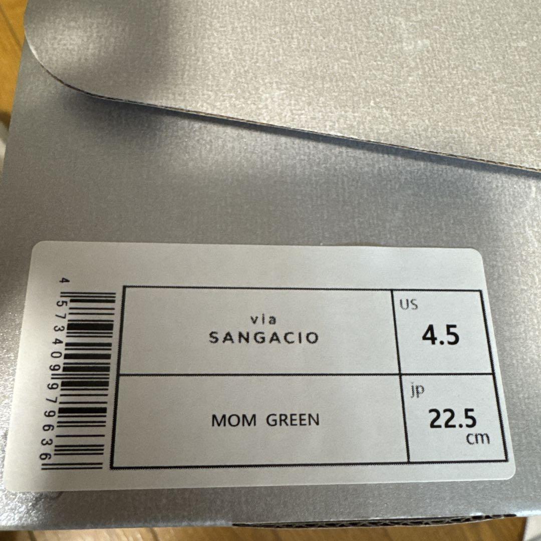 via SANGACIO MOM GREEN スニーカー US4.5