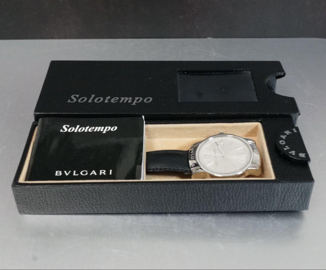 ◆新品電池◆BVLGARI ブルガリ レディース 腕時計 ST35S ソロテンポ