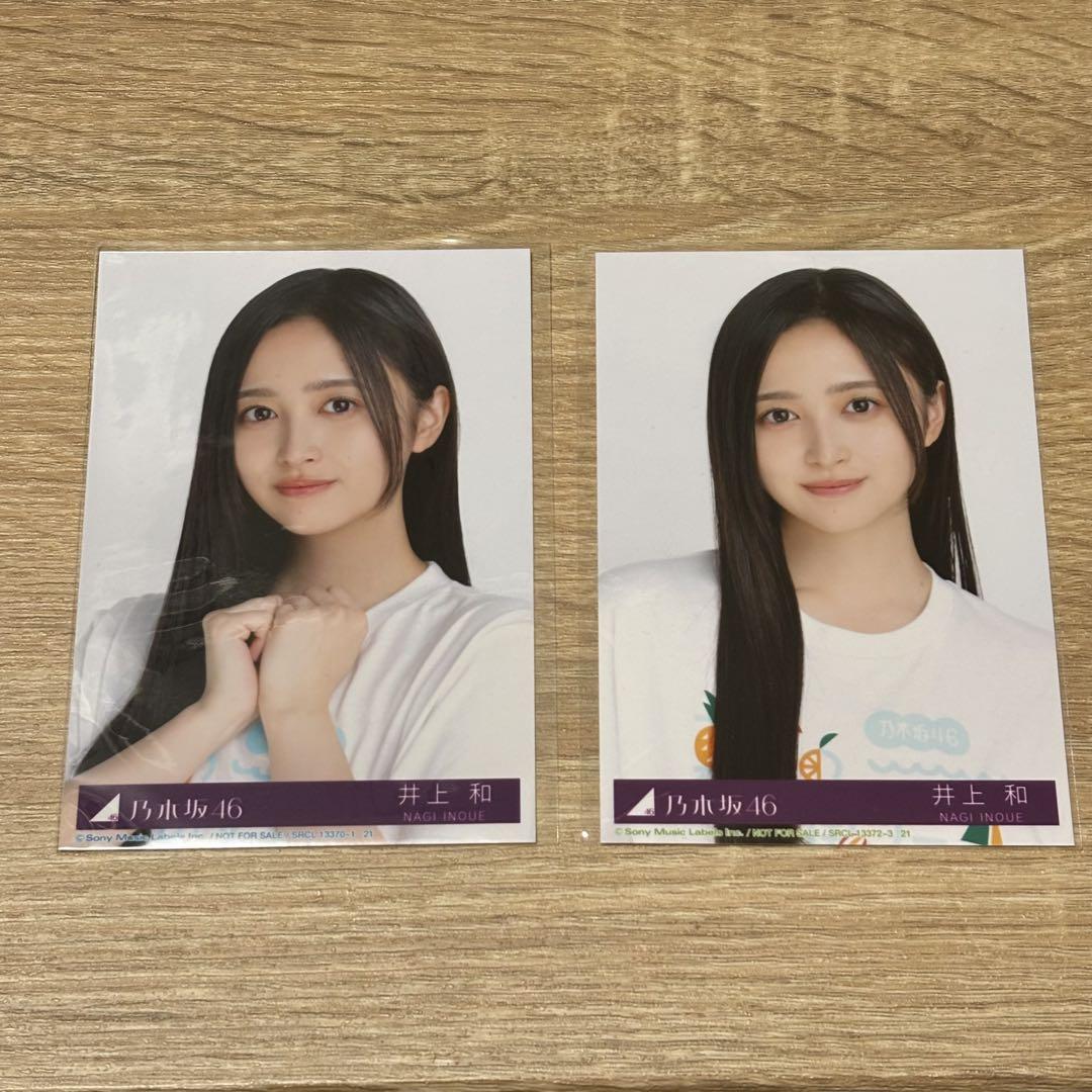 乃木坂46 井上和 座りヨリ13th Anniversary 生写真 乃木坂46 same numbers 生写真 5期生 井上和 ヨリ2枚 - メルカリ
