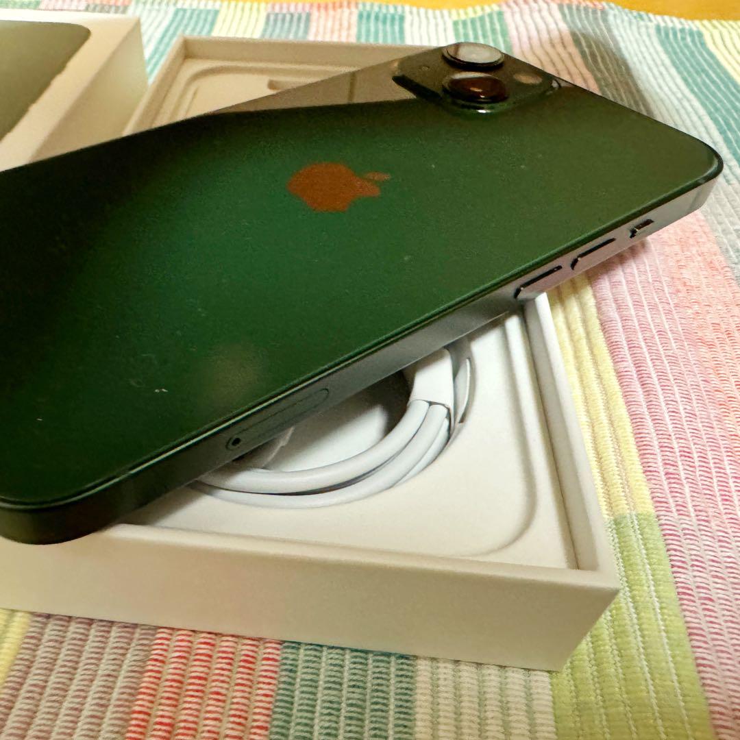 【超美品】iPhone 13 グリーン 128 GB SIMフリー