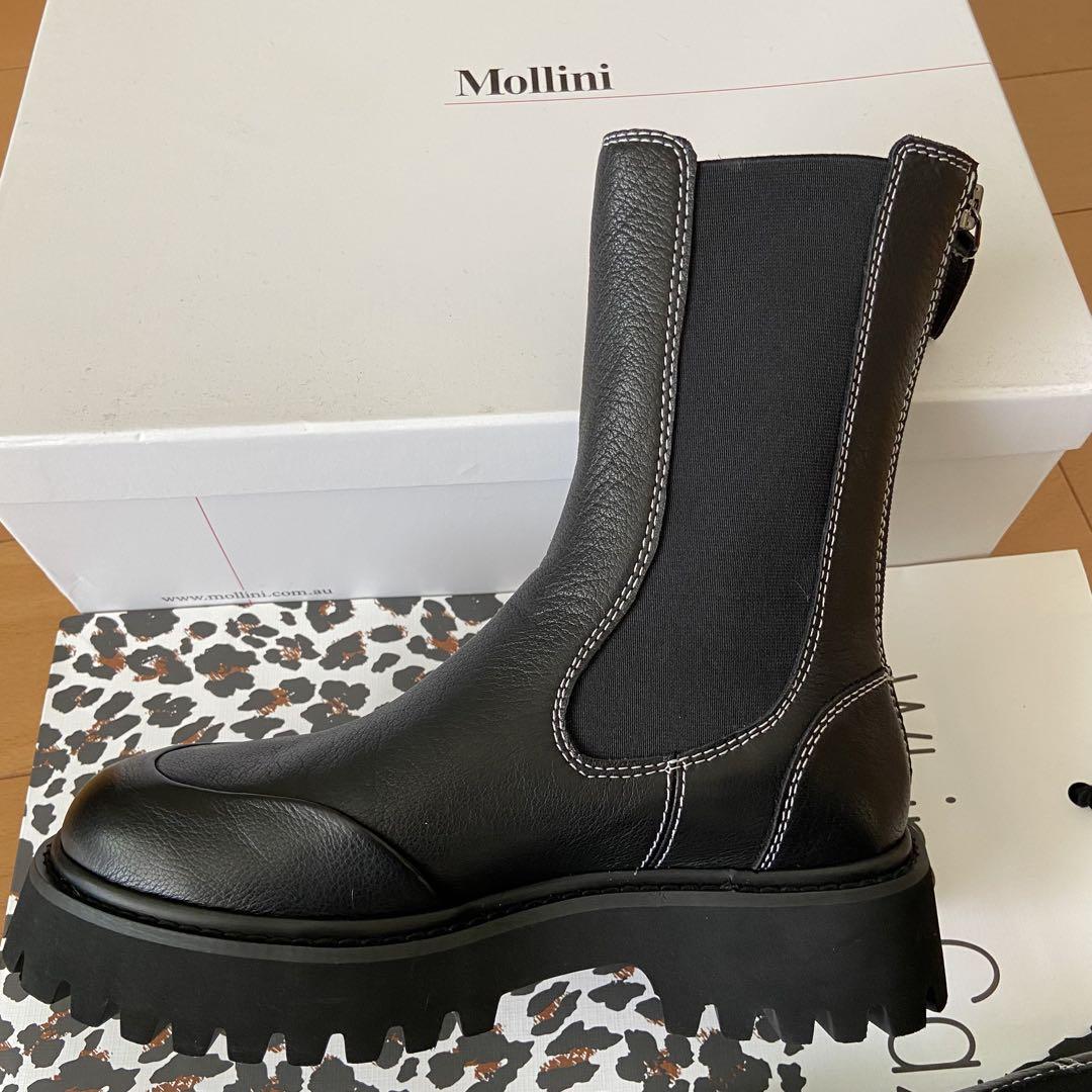 【MOLLINI /モリーニ】SHAMPAS-MO Boots：サイドゴアブーツ