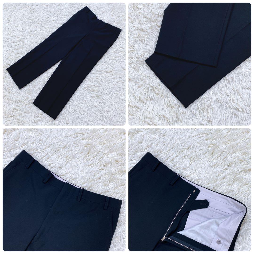 美品】ダーバン セットアップ ダブル スーツ XL ブラック フォーマル