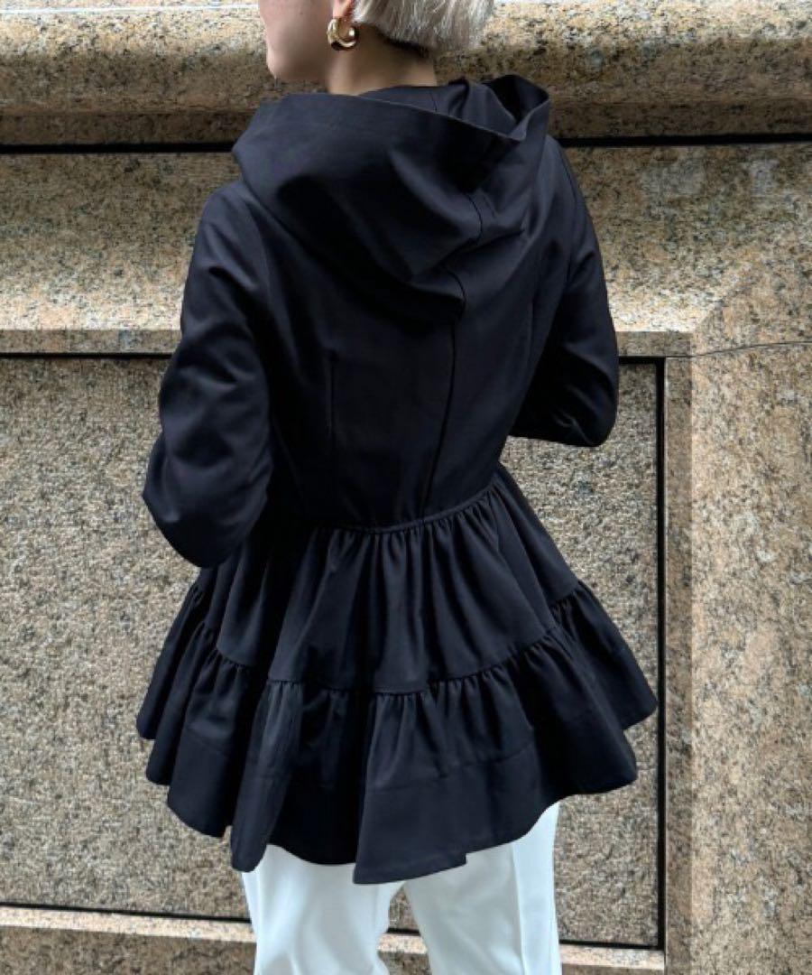 【新品未使用】JENNE 立体ティアードブルゾン L