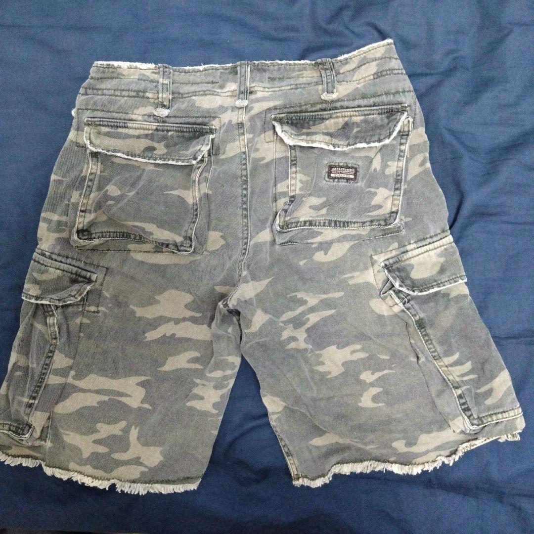 Abercrombie & Fitch カーゴショートパンツ 迷彩 28 - メルカリ