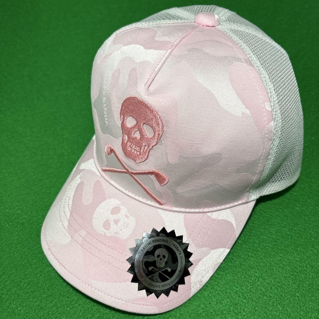 【超美品】MARK & LONA★ハーフメッシュキャップ★カモ柄★