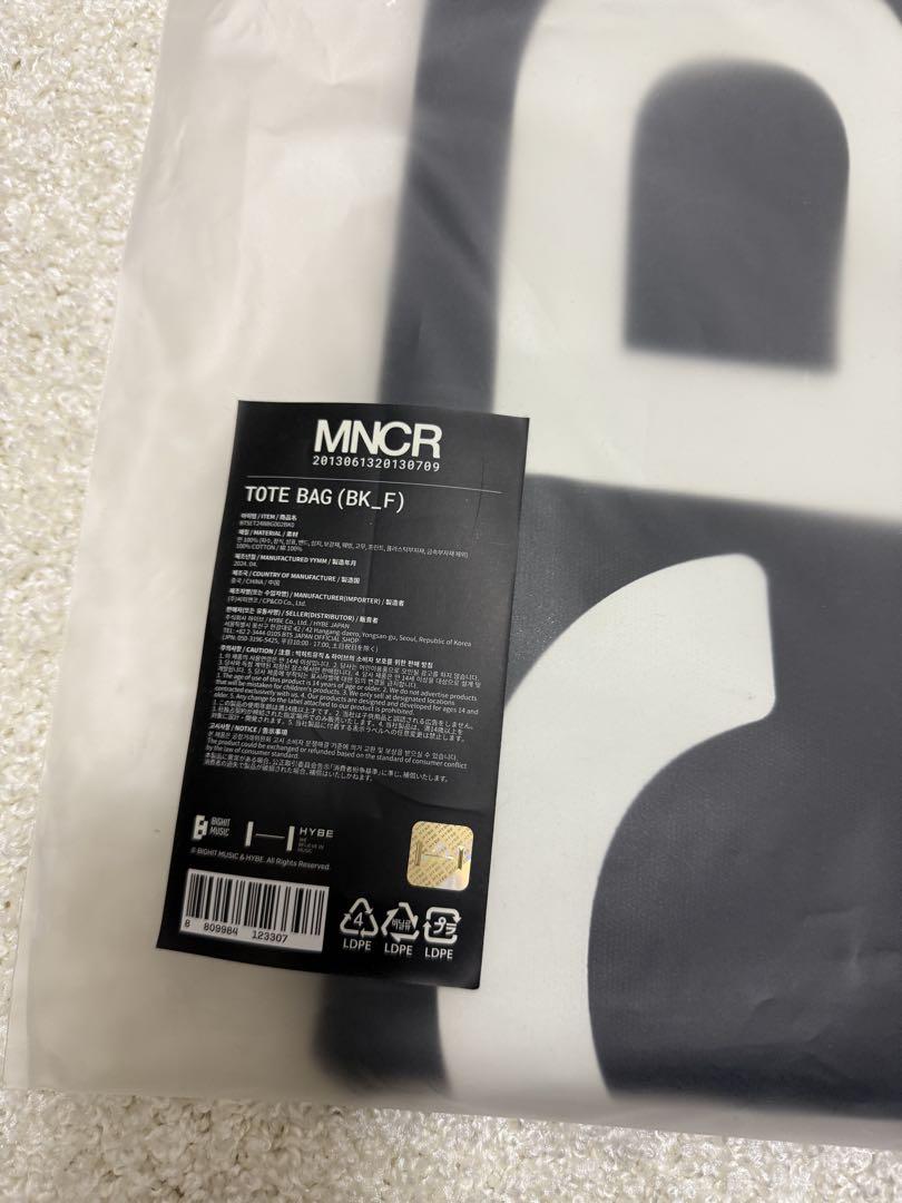 未使用　BTS MONOCHROME トートバッグ