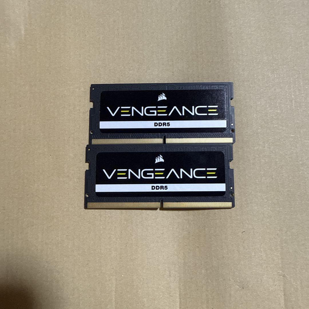 CORSAIR32GB DDR5 4800MHz 2枚セット（ノートパソコン用）