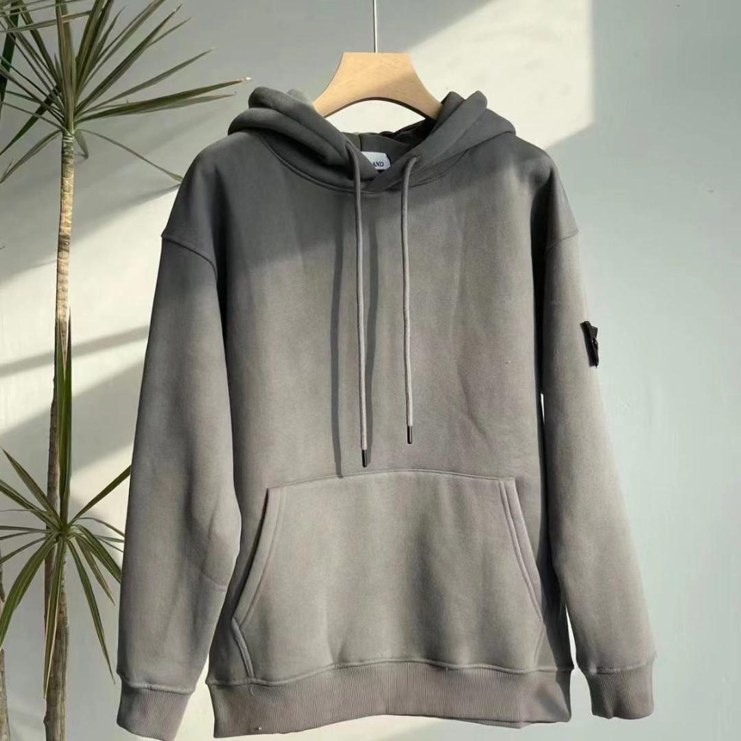 Lダークグレー 長袖パーカー薄手 STONE ISLAND ストーンアイランド