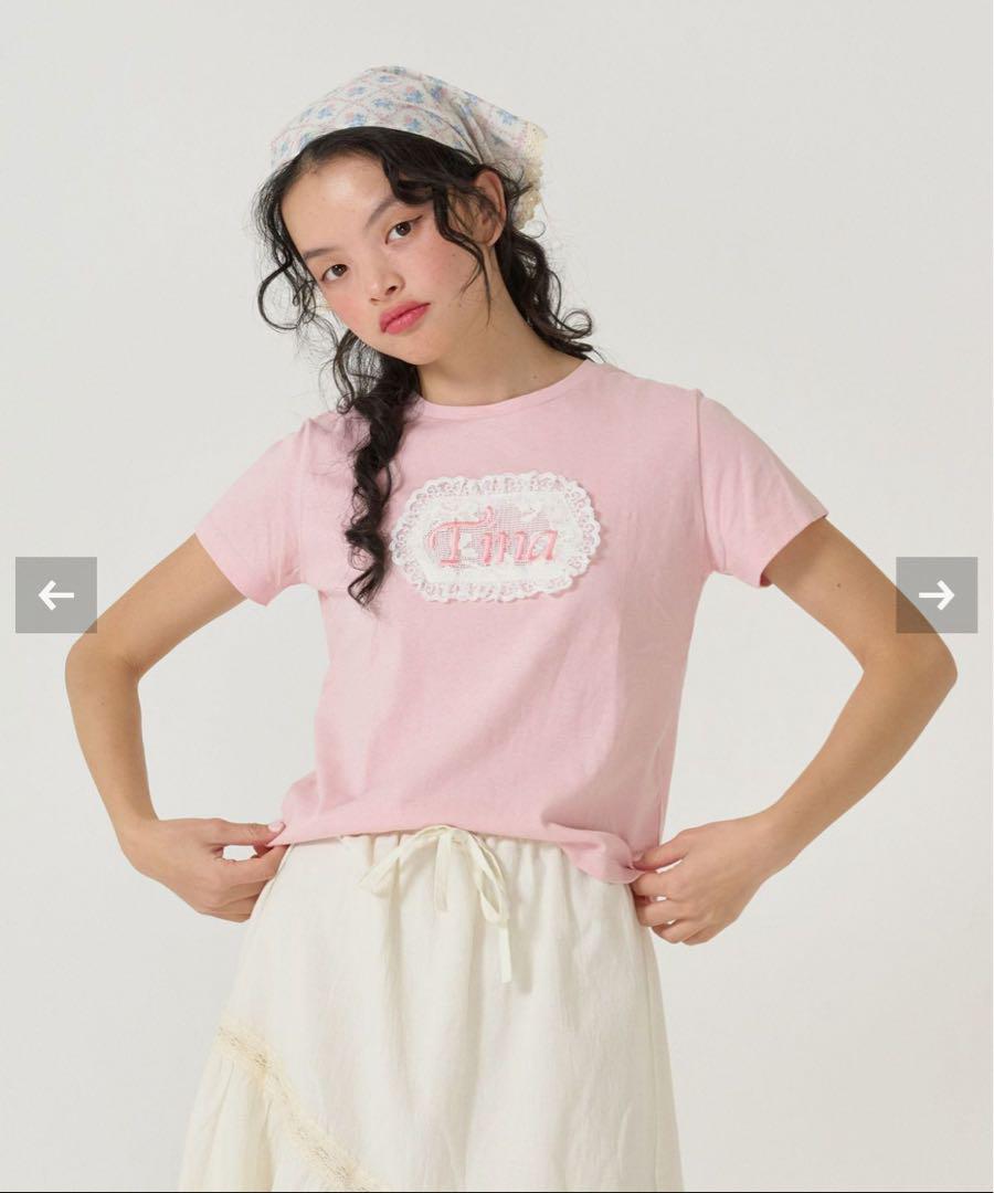 TINA：JOJUN 刺繍 コンパクト Tシャツ - メルカリ