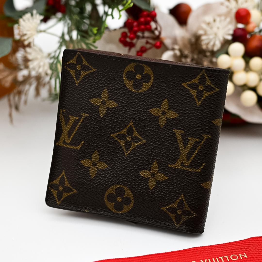 Louis Vuitton 二つ折り財布 モノグラム カルトクレディ モネ