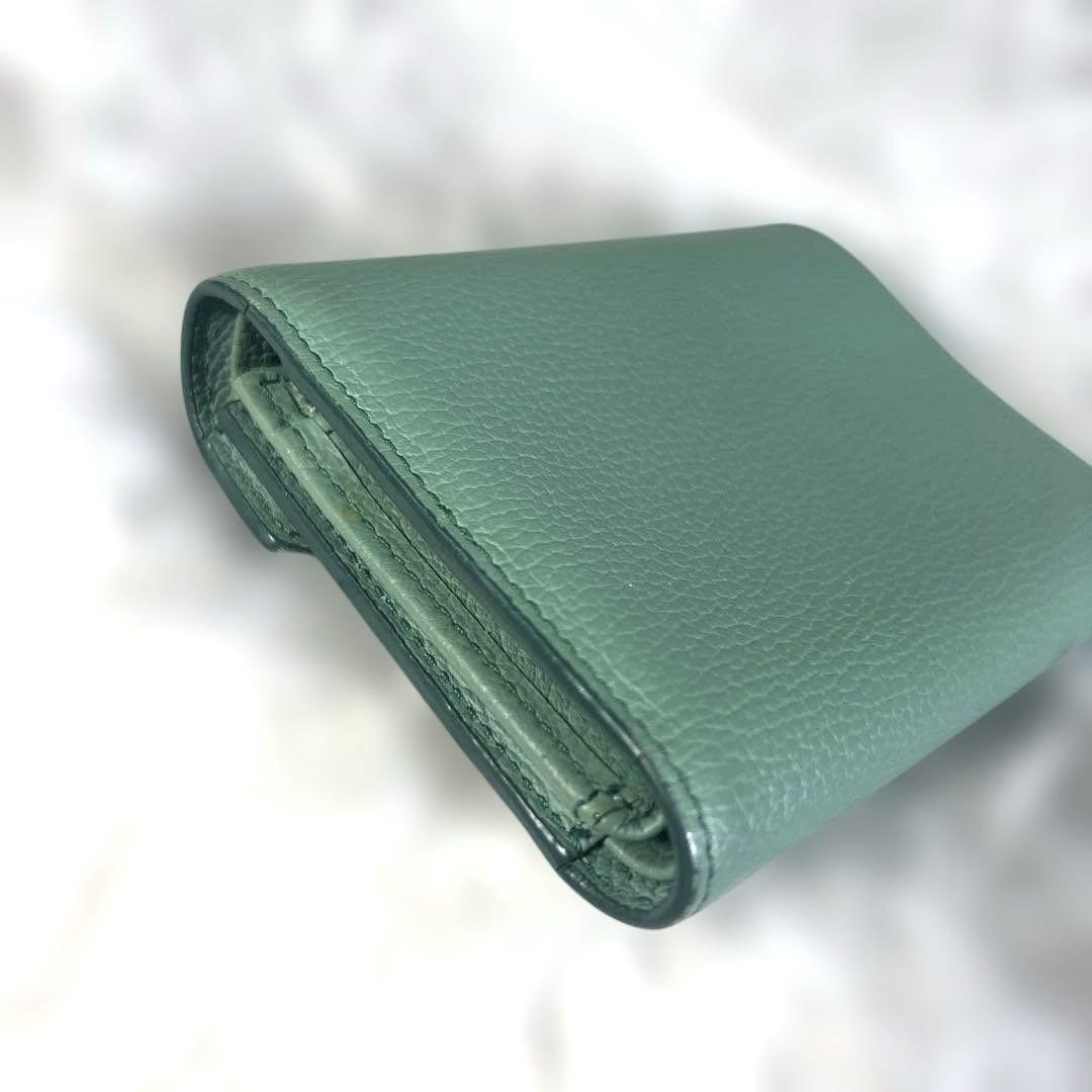 MCM ミントカラー エムシーエム 三つ折り財布 - メルカリ