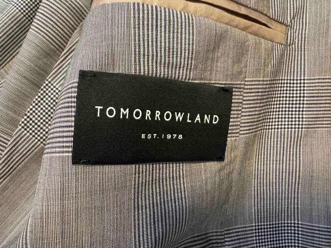 TOMORROWLAND/ウールシルクトロピカル/2Bサマージャケットほぼ新品