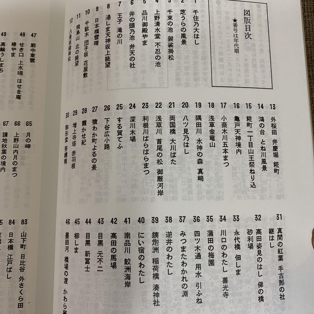 廣重名所江戸百景　新印刷による　暮らしの手帖社