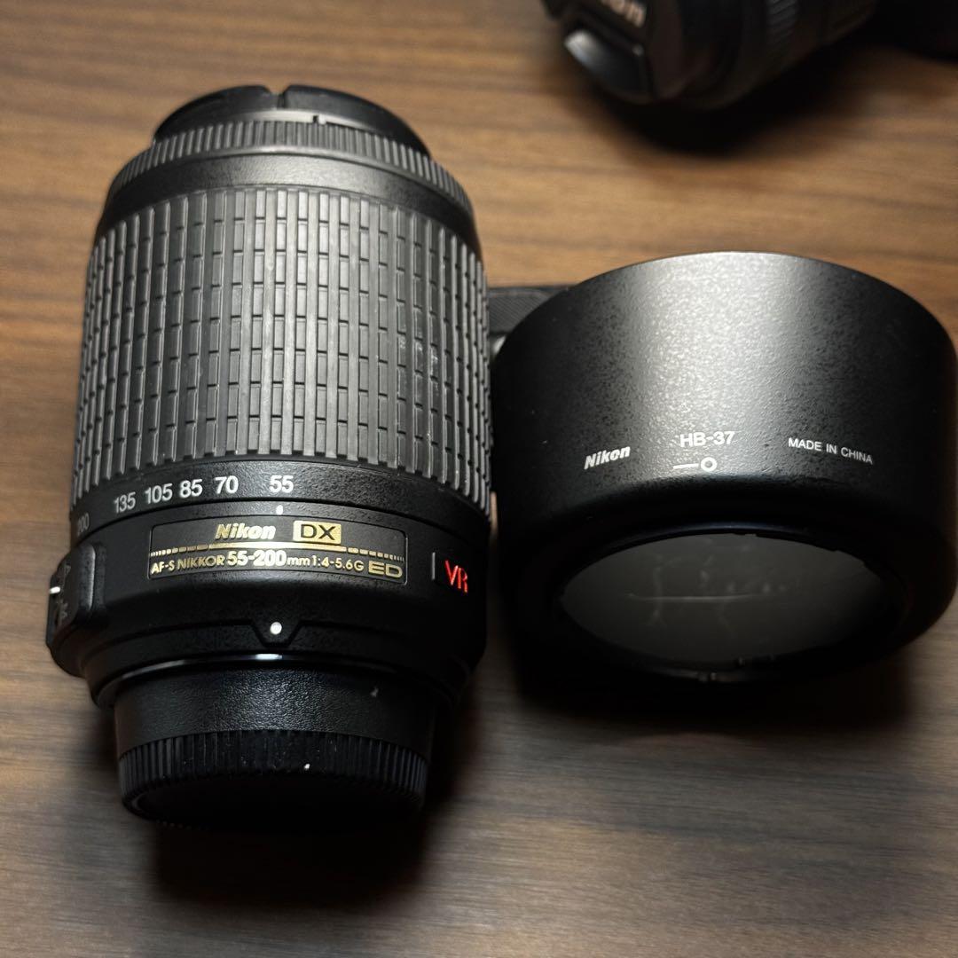 パ*ル様 Nikon D5000 一眼レフ　レンズセット　シャッター数2650枚