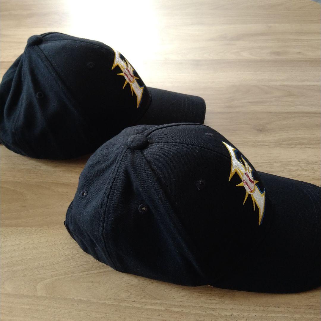 未使用 日ハム 日本ハム ファイターズ 黒 野球帽 観戦 セット