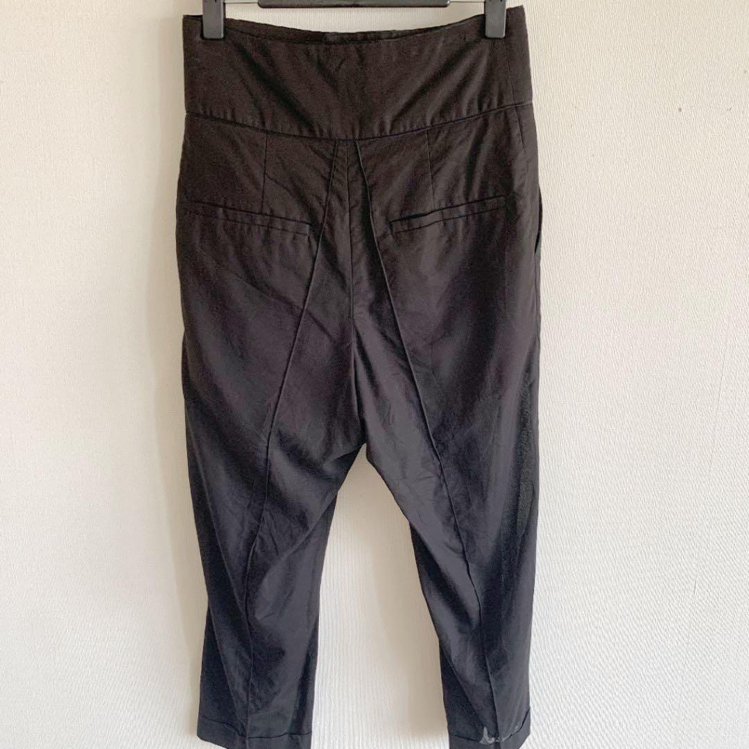ジョンリンクス・jonnlynx・クロップドパンツ・ハイウエスト・黒